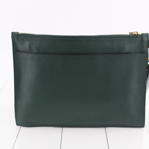 VERSACE Medusa Biggie Pouch In Green with Charm - Picture 3 of 13